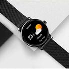 LEMFO LF35 1.43 inch AMOLED Round Screen Silicone Strap Smart Watch Supports Blood Oxygen Detection(Black) - 2