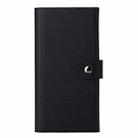 For iPhone 12 Pro Max ViLi GHA Series Shockproof MagSafe RFID Leather Attraction Horizontal Flip Phone Case(Black) - 1