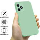 For ZTE Axon 60 Pure Color Liquid Silicone Shockproof Phone Case(Green) - 2