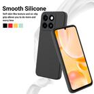 For ZTE Blade A55 / A35 Pure Color Liquid Silicone Shockproof Phone Case(Black) - 3