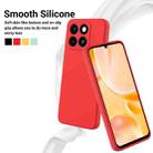 For ZTE Blade A55 / A35 Pure Color Liquid Silicone Shockproof Phone Case(Red) - 3