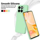 For ZTE Blade A55 / A35 Pure Color Liquid Silicone Shockproof Phone Case(Green) - 3