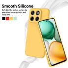 For ZTE Axon 70 / Blade V70 Solid Color Liquid Silicone Dropproof Full Coverage Phone Case(Yellow) - 3