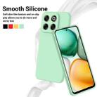 For ZTE Axon 70 / Blade V70 Solid Color Liquid Silicone Dropproof Full Coverage Phone Case(Green) - 3