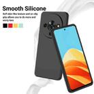 For ZTE Blade A76 5G Solid Color Liquid Silicone Dropproof Full Coverage Phone Case(Black) - 3