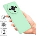 For ZTE Blade A76 5G Solid Color Liquid Silicone Dropproof Full Coverage Phone Case(Green) - 2