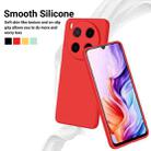 For ZTE Blade V70 Max Solid Color Liquid Silicone Dropproof Full Coverage Phone Case(Red) - 3