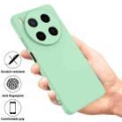 For ZTE Blade V70 Max Solid Color Liquid Silicone Dropproof Full Coverage Phone Case(Green) - 2