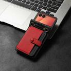 For Samsung Galaxy Z Flip7 5G Crossbody Color Matching Folding Phone Case(Red) - 2