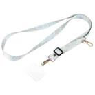 Adjustable Crossbody Mobile Phone Wide Long Lanyard(Khaki Pattern) - 1