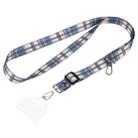 Adjustable Crossbody Mobile Phone Wide Long Lanyard(Flowers) - 1