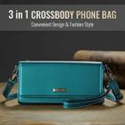 CaseMe Me30 Multi Functional Diagonal Cross Bag Phone Case(Green) - 6