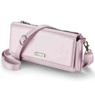 CaseMe Me30 Multi Functional Diagonal Cross Bag Phone Case(Pink) - 1