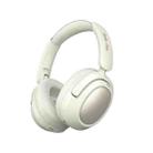 Eking ANC Noise Canceling Wireless Gaming Low Latency Headband Wireless Bluetooth Headphones, With 2.4G(White) - 1