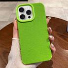 For iPhone 15 Pro Max Creative Lunar Craters TPU Full Coverage Shockproof Phone Case(Green) - 1