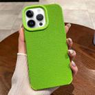 For iPhone 14 Pro Max Creative Lunar Craters TPU Full Coverage Shockproof Phone Case(Green) - 1