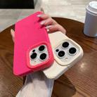 For iPhone 13 Pro Creative Lunar Craters TPU Full Coverage Shockproof Phone Case(Rose Red) - 4