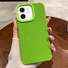 For iPhone 12 Creative Lunar Craters TPU Full Coverage Shockproof Phone Case(Green) - 1