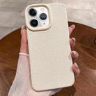For iPhone 11 Pro Max Creative Lunar Craters TPU Full Coverage Shockproof Phone Case(White) - 1