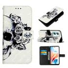 For OPPO A79 5G 3D Painting Horizontal Flip Leather Phone Case(Skull) - 1