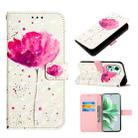 For OPPO Reno11 5G Global 3D Painting Horizontal Flip Leather Phone Case(Flower) - 1