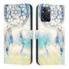 For OPPO Reno9 A JP Version 3D Painting Horizontal Flip Leather Phone Case(Dream Wind Chimes) - 1