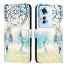 For OPPO F25 Pro 5G India 3D Painting Horizontal Flip Leather Phone Case(Dream Wind Chimes) - 1