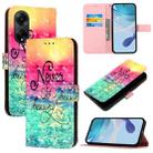 For OPPO A98 5G / F23 5G India 3D Painting Horizontal Flip Leather Phone Case(Chasing Dreams) - 1