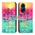 For OPPO A98 5G / F23 5G India 3D Painting Horizontal Flip Leather Phone Case(Chasing Dreams) - 2