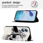 For OPPO A17 4G Global / A17k 3D Painting Horizontal Flip Leather Phone Case(Skull) - 3