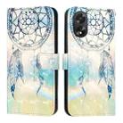 For OPPO A38 4G / A18 4G Global 3D Painting Horizontal Flip Leather Phone Case(Dream Wind Chimes) - 2