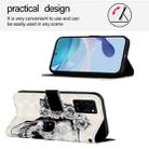 For OPPO A54 4G / A54s / A55 5G / A16 3D Painting Horizontal Flip Leather Phone Case(Skull) - 3