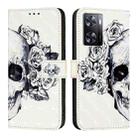 For OPPO A57 4G / A77 4G 3D Painting Horizontal Flip Leather Phone Case(Skull) - 2