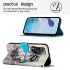 For OPPO A57s 4G / A57e 4G / A77s 4G 3D Painting Horizontal Flip Leather Phone Case(Grey Owl) - 3