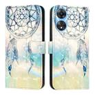 For OPPO A78 5G / A1x 5G 3D Painting Horizontal Flip Leather Phone Case(Dream Wind Chimes) - 2