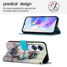 For OPPO A60 4G Global 3D Painting Horizontal Flip Leather Phone Case(Grey Owl) - 3