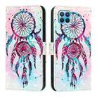 For OPPO F17 Pro / A93 2020 4G Global 3D Painting Horizontal Flip Leather Phone Case(Color Drop Wind Chimes) - 2