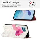 For OPPO F17 Pro / A93 2020 4G Global 3D Painting Horizontal Flip Leather Phone Case(Flower) - 3