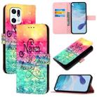 For OPPO Find X5 Pro 3D Painting Horizontal Flip Leather Phone Case(Chasing Dreams) - 1