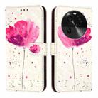 For OPPO Find X6 3D Painting Horizontal Flip Leather Phone Case(Flower) - 2