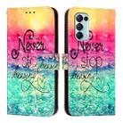 For OPPO Reno5 5G / 4G / Find X3 Lite 3D Painting Horizontal Flip Leather Phone Case(Chasing Dreams) - 2