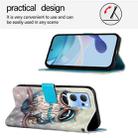 For OPPO Reno7 5G Global / Find X5 Lite 3D Painting Horizontal Flip Leather Phone Case(Grey Owl) - 3