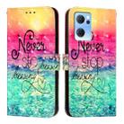 For OPPO Reno7 5G Global / Find X5 Lite 3D Painting Horizontal Flip Leather Phone Case(Chasing Dreams) - 2