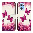 For OPPO Reno7 5G Global / Find X5 Lite 3D Painting Horizontal Flip Leather Phone Case(Rose Butterfly) - 2