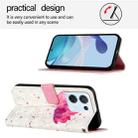 For OPPO Reno8 5G Global 3D Painting Horizontal Flip Leather Phone Case(Flower) - 3