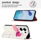 For OPPO Reno8 Pro 5G Global 3D Painting Horizontal Flip Leather Phone Case(Flower) - 3