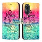 For OPPO Reno8 T 4G Global 3D Painting Horizontal Flip Leather Phone Case(Chasing Dreams) - 2