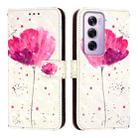 For OPPO Reno12 Pro Global 3D Painting Horizontal Flip Leather Phone Case(Flower) - 2