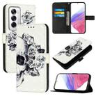 For OPPO Reno12 Global 3D Painting Horizontal Flip Leather Phone Case(Skull) - 1