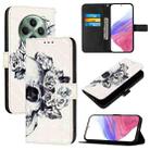 For OPPO Reno12 F Global 3D Painting Horizontal Flip Leather Phone Case(Skull) - 1